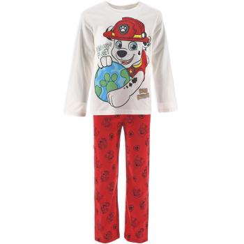 Dětské pyžamo z BIO bavlny PAW PATROL PAWSOME PLANET bílé Velikost: 104