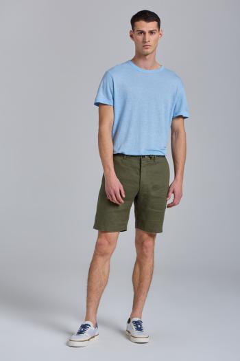 ŠORTKY GANT D2. RELAXED LINEN DS SHORTS zelená M