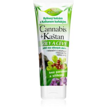 Bione Cosmetics Cannabis + Kaštan Koňský bylinný fluid pro péči o křečové žíly 200 ml