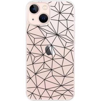 iSaprio Abstract Triangles 03 - black pro iPhone 13 mini (trian03b-TPU3-i13m)