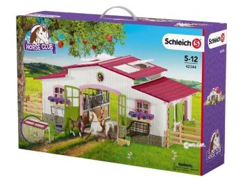 Schleich 42344 Stáj s koňmi a příslušenstvím