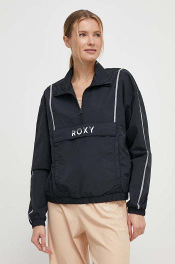 Větrovka Roxy TERREX Bold Moves x Mizuno černá barva, přechodná, oversize, ERJJK03565