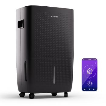 Klarstein DryFy Pro Connect Smart, Odvlhčovač vzduchu,  Wi-Fi, Komprese, 60 l / 24 h, 45–65 m²