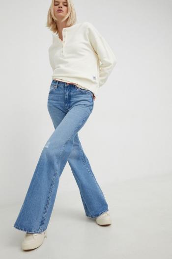 Bavlněné džíny Wrangler dámské, high waist