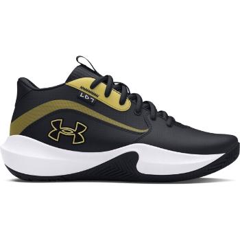 Under Armour GS LOCKDOWN 7 Chlapecké basketbalové boty, černá, velikost 39