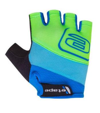 Etape – dětské rukavice SIMPLE, modrá/zelená 11-12