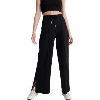 Superdry EDIT WIDE LEG JOGGER Dámské kalhoty, černá, velikost 10