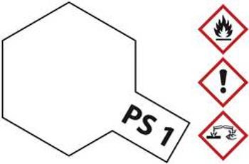 Barva Lexan Tamiya bílá PS-1 nádoba se sprejem 100 ml