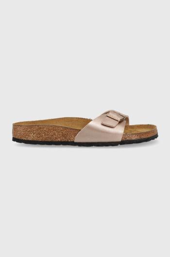 Pantofle Birkenstock Madrid dámské, zlatá barva