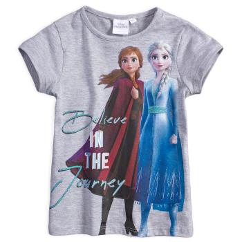 Dívčí tričko DISNEY FROZEN JOURNEY šedé Velikost: 110