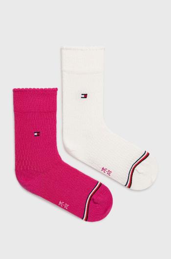 Ponožky Tommy Hilfiger růžová barva