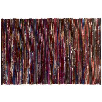 Různobarevný bavlněný koberec v tmavém odstínu 140x200 cm BARTIN, 57538 (beliani_57538)
