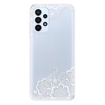 Odolné silikonové pouzdro iSaprio - White Lace 02 - Samsung Galaxy A23 / A23 5G