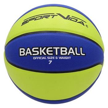 Basketbalový míč vel. 7, modro-zelený (5903133419693)
