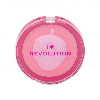Makeup Revolution London I Heart Revolution Fruity Blusher 9,2 g tvářenka pro ženy Strawberry