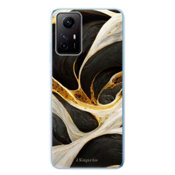 Odolné silikonové pouzdro iSaprio - Black and Gold - Xiaomi Redmi Note 12S