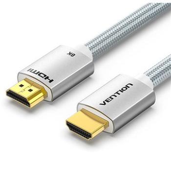 Vention HDMI 2.1 Cable 8K 1.5m Silver Aluminum Alloy Type (ALCIG)