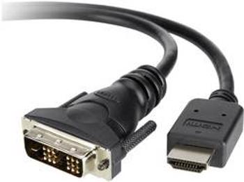 DVI / HDMI kabel Belkin [1x DVI zástrčka 18+1pólová - 1x HDMI zástrčka] černá 3.00 m