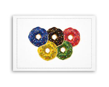 Fotoobraz 60x40 cm malý Donut olympics