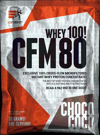 Extrifit CFM Instant Whey 80 20 x 30 g choco coco