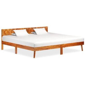 Rám postele masivní sheeshamové dřevo 200x200 cm (288449)