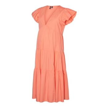 VERO MODA Těhotenské šaty VMMJARLOTTE Georgia Peach