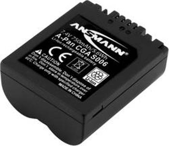 Akumulátor do kamery Ansmann náhrada za orig. akumulátor CGA-S006, DMW-BMA7 7.4 V 750 mAh