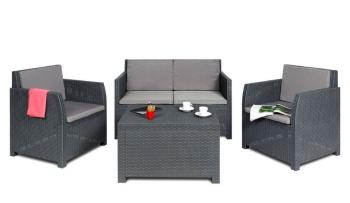 TOOMAX set DIANA 4 SEATER - grafit, 4 ks