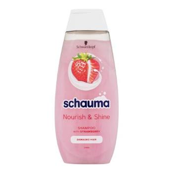 Schwarzkopf Schauma Nourish & Shine Shampoo 400 ml šampon pro ženy na poškozené vlasy