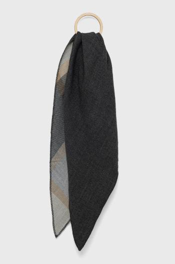 Šátek Tom Tailor šedá barva