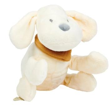 Nattou Charlie Cuddly Toy Dog Flanel Vanilla