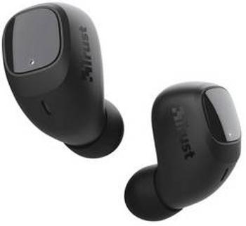 Bluetooth®, True Wireless špuntová sluchátka Trust Nika Compact 23555, černá