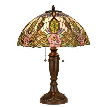 Stolní lampa Tiffany Rose - Ø 47*61cm 5LL-5370