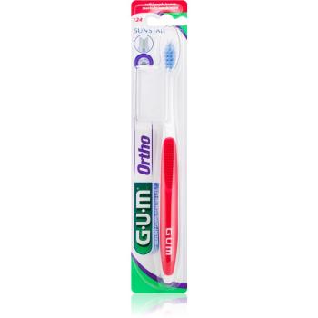 G.U.M Ortho 124 zubní kartáček pro uživatele fixních rovnátek soft 1 ks