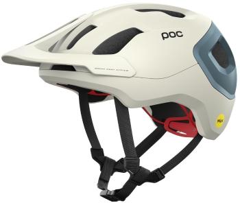 POC Axion Race MIPS Selentine Off-White/Calcite Blue Matt 55-58 Cyklistická helma