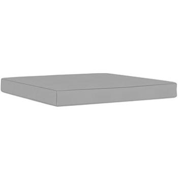 Poduška na taburet z palet šedá textil (315077)