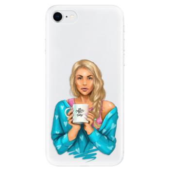 Odolné silikonové pouzdro iSaprio - Coffe Now - Blond - iPhone SE 2020