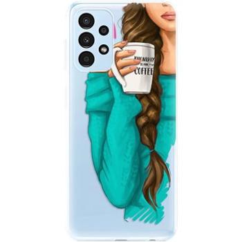 iSaprio My Coffe and Brunette Girl pro Samsung Galaxy A13 (coffbru-TPU3-A13)