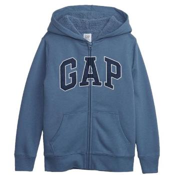 GAP INSULATED FULLZIP LOGO Chlapecká mikina, modrá, velikost