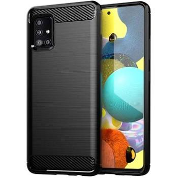 Carbon Case Flexible silikonový kryt na Samsung Galaxy M31s, černý (HUR15176)