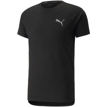 Puma EVOSTRIPE TEE Pánské triko, černá, velikost L