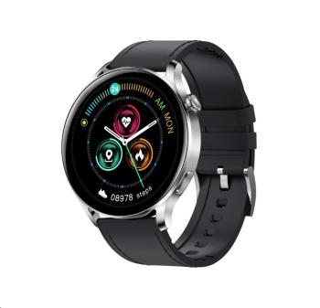 Garett Smartwatch Men Elegance RT černá kůže