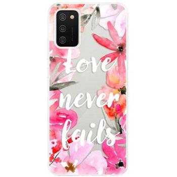 iSaprio Love Never Fails pro Samsung Galaxy A02s (lonev-TPU3-A02s)