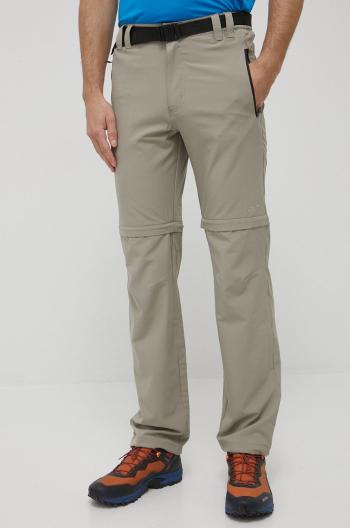 Kalhoty CMP pánské, béžová barva, jednoduché