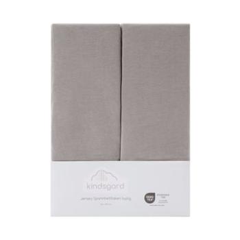 kindsgard Prostěradlo laylig 2-pack 60 x 120 cm šedé