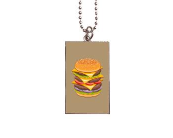 Medailonek obdélník Hamburger