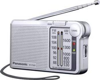 Kapesní rádio Panasonic RF-P150DEG, stříbrná