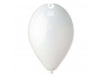 Balonky 100 ks bílé - 30 cm pastelové - SMART