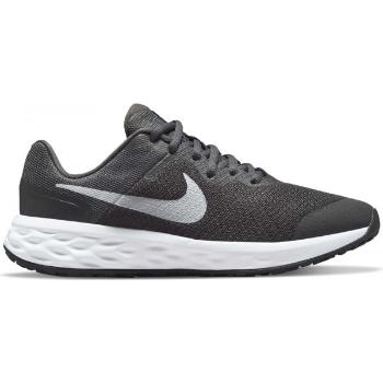 Nike REVOLUTION 6 GS Dětská běžecká obuv, tmavě šedá, velikost 38