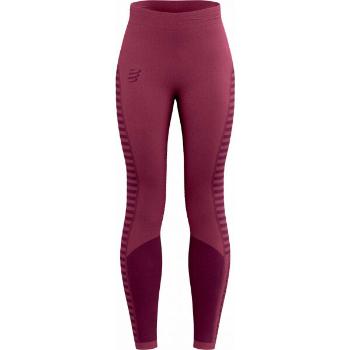 Compressport WINTER RUN LEGGING W Dámské zateplené běžecké legíny, růžová, velikost